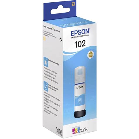 Original Epson Tinte 102 C13T03R240 Cyan 10 19