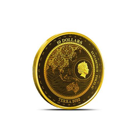 2022 Tokelau Terra 1 10 Oz Gold Coin Proof Like Provident Metals