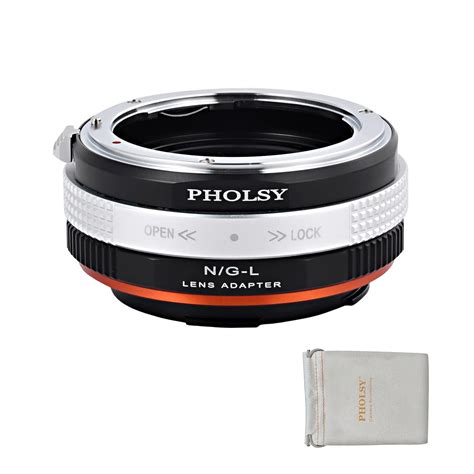 Buy PHOLSY Lens Mount Adapter With Aperture Control Ring Compatible