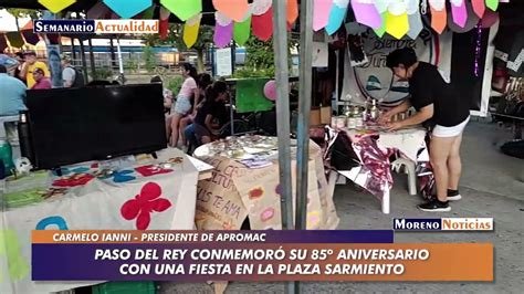 Paso del Rey conmemoró su 85º aniversario con una fiesta en la plaza