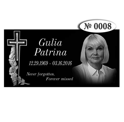 Flat Headstone X X Inches Black Granit Laser Engrave Etsy