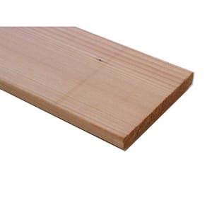 Mendocino Forest Products Redwood B Grade Heart Board Common In