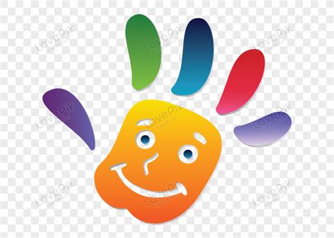 Colorful Hand Prints Png Images With Transparent Background Free