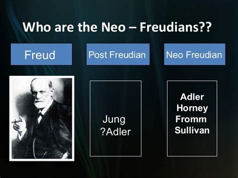 Neo freudians