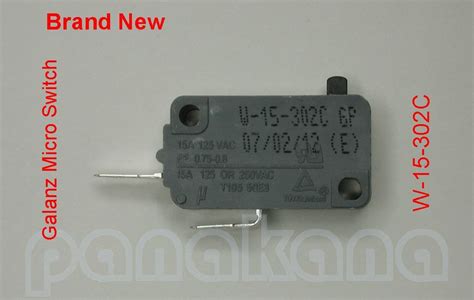 Galanz W-15-302C Micro Switch, SPST; replacement for many – Brand New ...