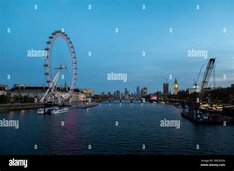 London Eye Millennium Wheel London Uk Stock Photo Alamy