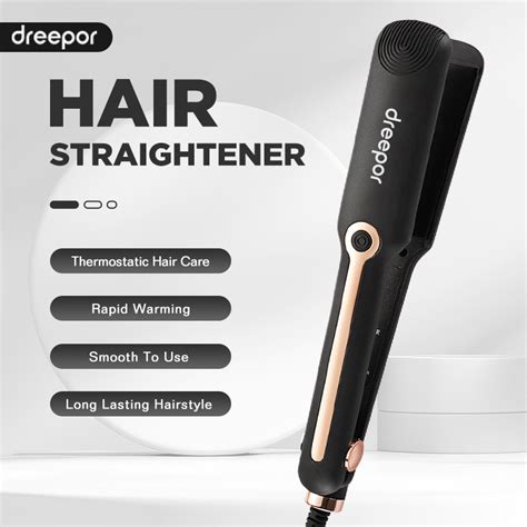 dreepor hair straightener  curler    hair iron straightening