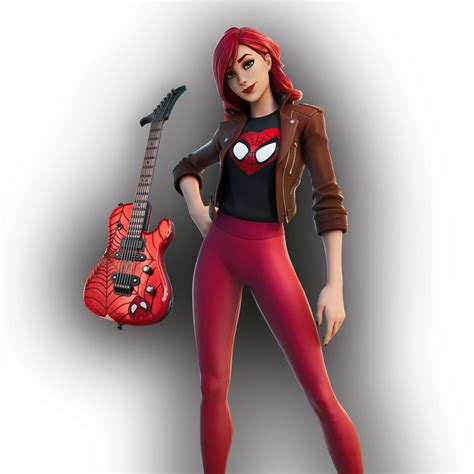 Mary Jane Watson Marvel Series Fortnite Outfit Fortniteskin