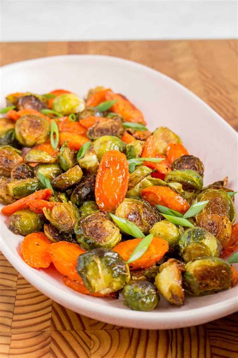 Roasted Brussels Sprouts And Carrots Easy Healthy Ish Recipes