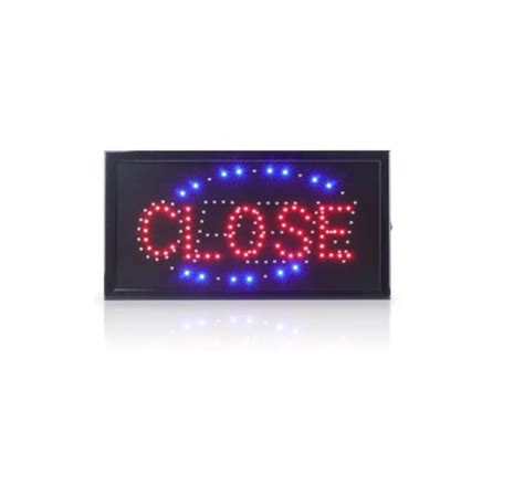 Anuncio Luminoso De Leds Open Close Mexbit