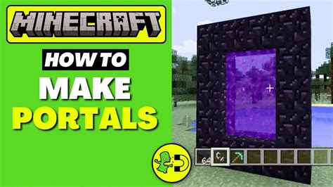 How To Make Minecraft Portals