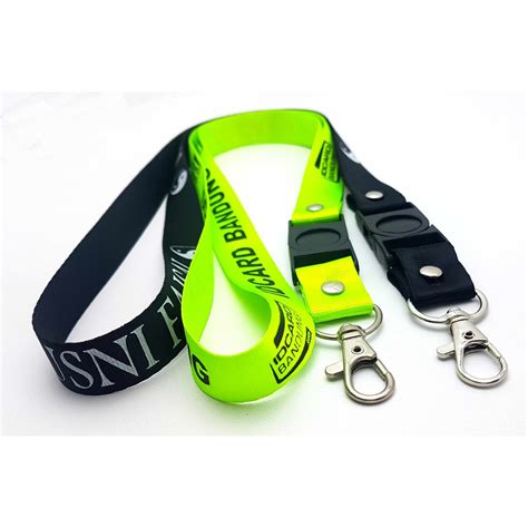 Jual Cetak Tali Id Card Sablon Tali Lanyard Id Card Cm Bahan