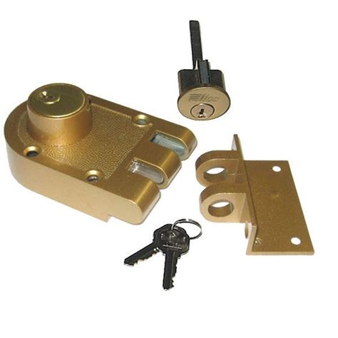 Lockmasters Dormakaba Single Cylinder Jimmyproof Deadbolt Lock Bronze Lacquer