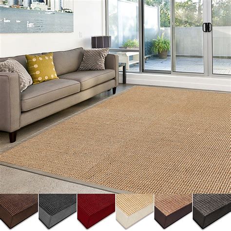 Area Rugs natural fiber | Living room rug placement, Large living room ...