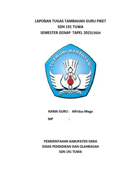 Laporan Guru Piket Pdf