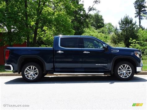 2019 Pacific Blue Metallic Gmc Sierra 1500 Slt Crew Cab 4wd 133191245 Photo 2