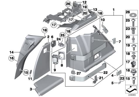 Original Bmw Verkleidung Radhaus Gep Ckraum Links Er F Schwarz