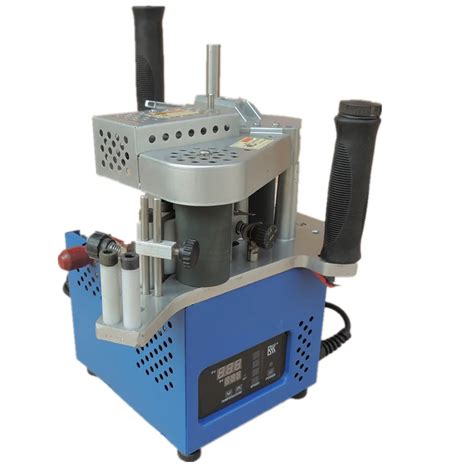 Km10 Woodworking Portable Edge Banding Machine Larger Glue Tank For Low Temoerature Hot Melt