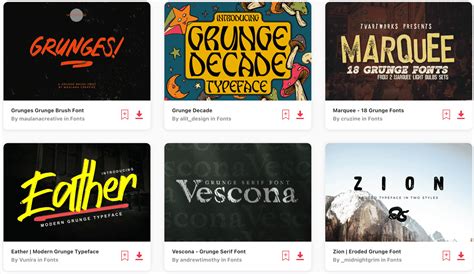 40 Best Grunge Fonts For Design Projects