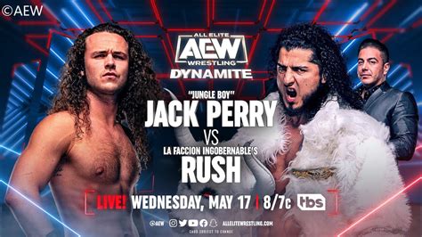 Jack Perry Vs Rush Singles Match AEW Dynamite 189 WWE 2K23 YouTube