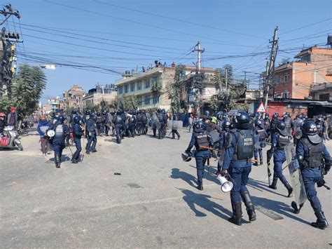 Tens Of Thousands Of Protesters Demanding A Restoration Of Nepal S