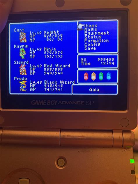 Gotta Agree That The Gba Version Of Ff1 Is A Little Too Easy But Very