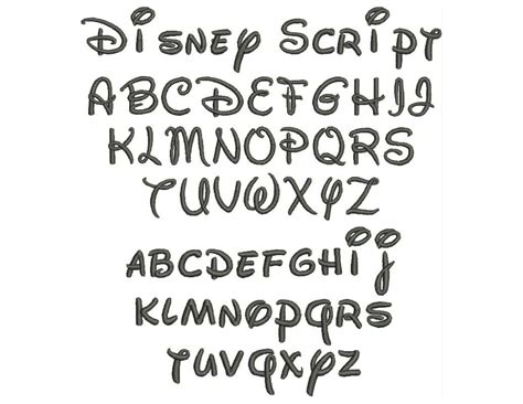 18 Disney Letters Font Images - Disney Letter Font Embroidery, Walt ...