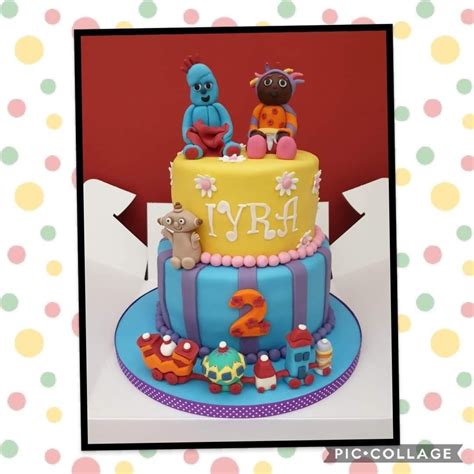 In The Night Garden 2nd Birthday Cake With Iggle Piggle Upsy Daisy And