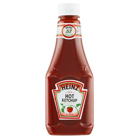 Heinz Hot Ketchup 455 G Tesco Groceries