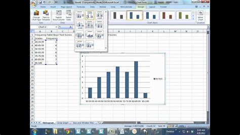 Histogram In Excel 2007 Youtube