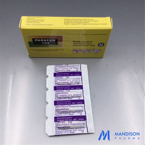 Acetaminophen Suppositories - Buy Product on Guangzhou Mandison ...