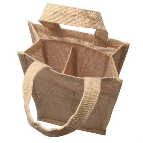 Jute Double Bottle Wine Bag At Rs 45 Piece Jute Wine Sacks In Kolkata