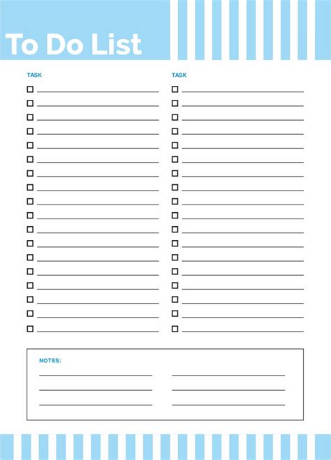 10 Best Cute To Do List Printable Template Pdf For Free