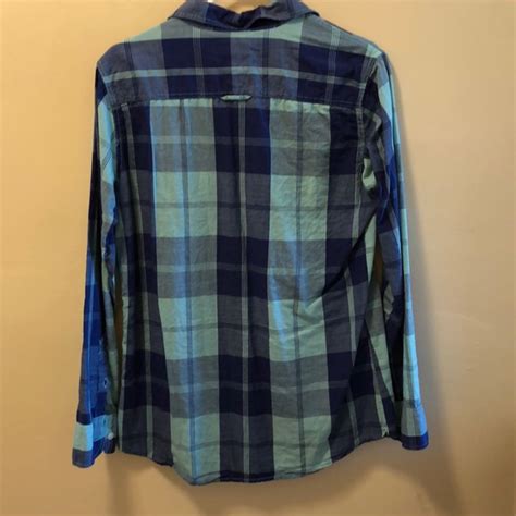 Nollie Tops Plaid Long Sleeve Shirt Poshmark