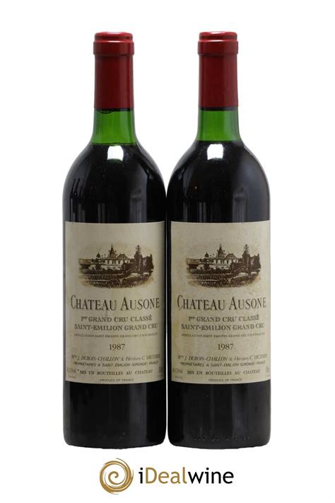 Acheter Château Ausone 1er Grand Cru Classé A 1987 lot 6302