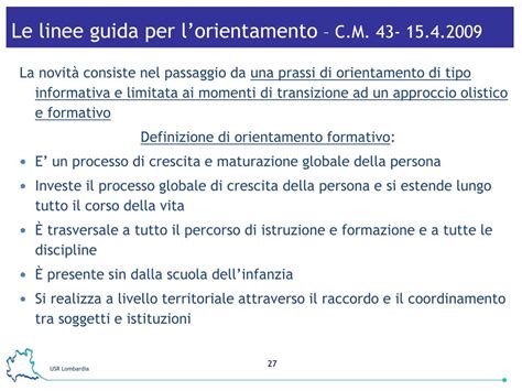 PPT Orientamento Per Il Successo Scolastico E Formativo PowerPoint