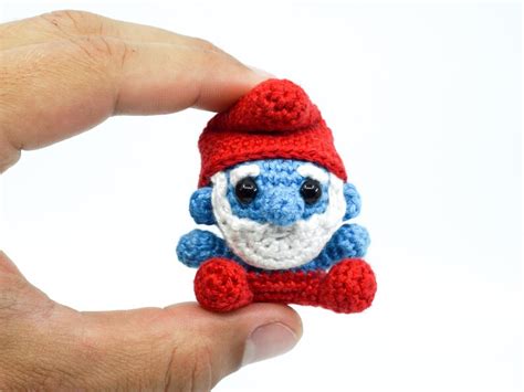 Mini Papa Smurf Crochet Pattern Amigurumi PDF Pattern - Etsy