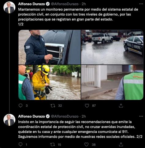 Lluvias En Sonora Provocan Caos Se Reportan Inundaciones Y Derrumbes