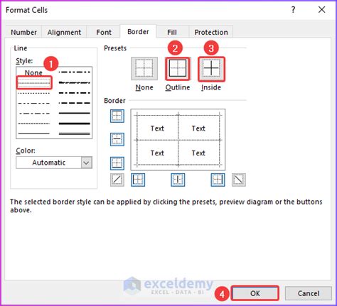 How To Add Or Remove Dotted Border In Excel 4 Easy Ways