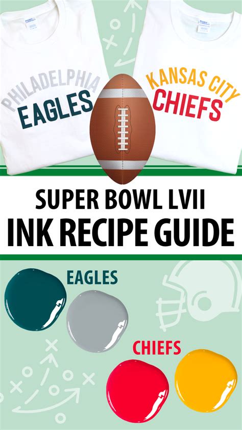 Super Bowl Lvii Ink Recipe Guide Pigskins Pigtails