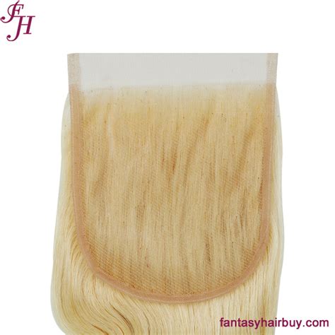 Blonde Body Wave Hair Transparent Lace Closure X Lace Closure