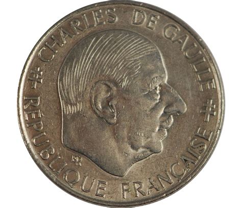 Pièces 1 Franc De Gaulle 1988 1958à1988 horizondescollectionneurs