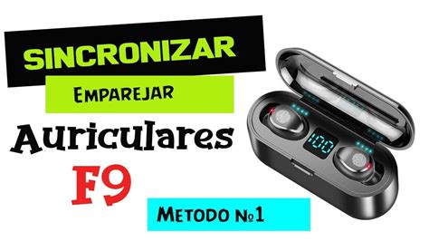 Cómo sincronizar Auriculares Bluetooth F9 AMOI YouTube