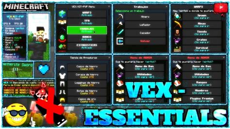 Addon Vex Essentials De Econom A Para Minecraft Bedrock Youtube