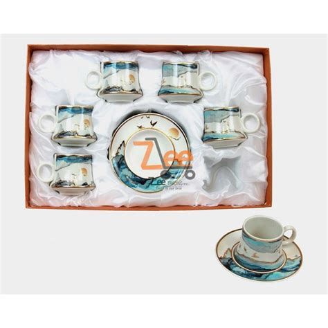 20189 Coffee Cup & Saucer Set 12pcs