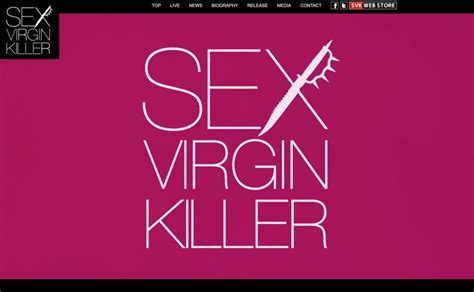 SEX VIRGIN KILLER MUSIC WEB CLIPS バンドアーティスト音楽関連のWEBデザイン ギャラリーサイト
