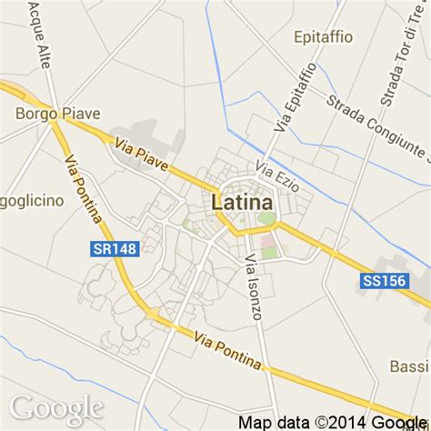 Mappa Di Latina Cartine Stradali E Foto Satellitari