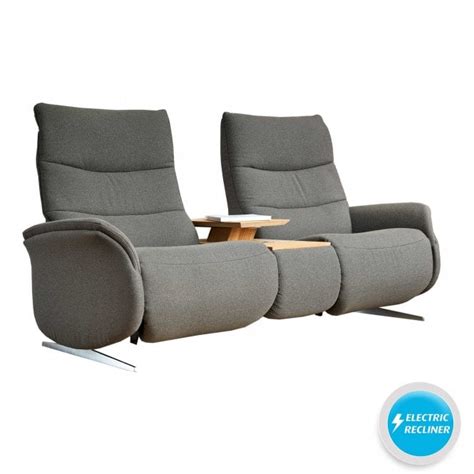 Himolla Azure 25 Seater Electric Recliner Sofa With Central Table