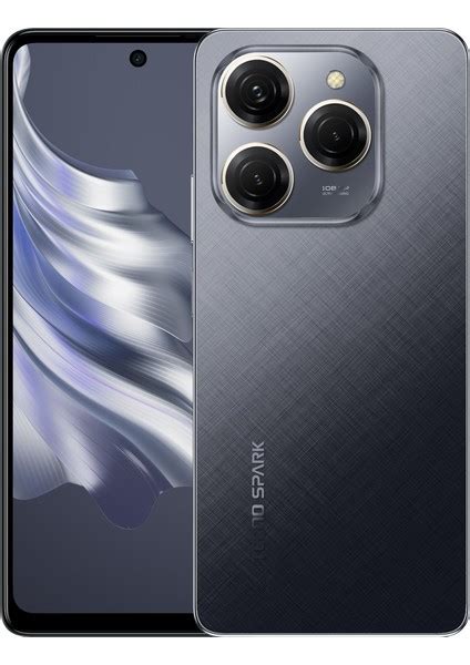 Tecno Spark 20 Pro 256 GB 12 GB Ram Tecno Türkiye Garantili Siyah