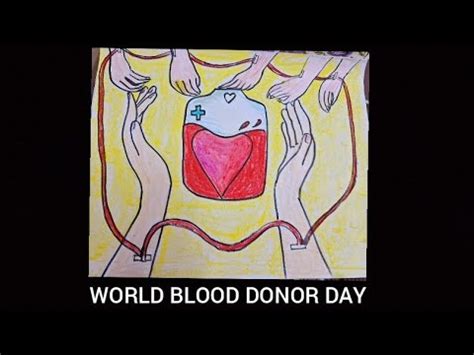 Blood Donations Day Poster Chart For Blood Donation Day G Arts Youtube